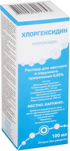 Хлоргексидин0, 05% Антесепт.обр.к.каналов 100мл